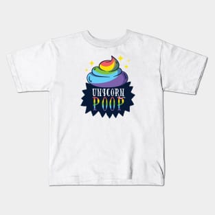 Unicorn Poop Design Kids T-Shirt